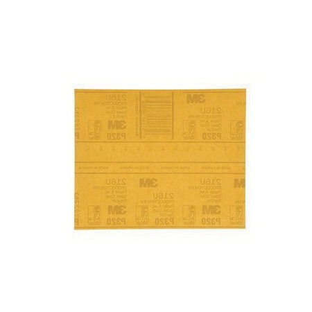 3M 3M Production Resinite Gold Sheet, 02541, 9 in x 11 in, P320A, 50PK 7000118280